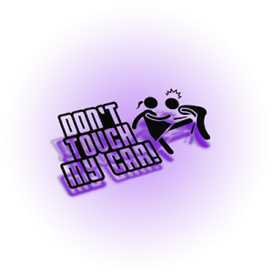 Don't touch my car girl