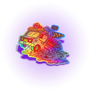 Crazy car holo
